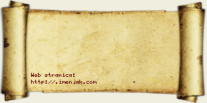 Ana Bajagić vizit kartica